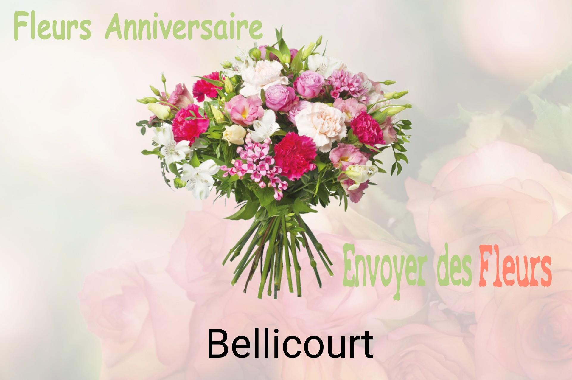Bouquet de fleurs d’anniversaire livré à Bellicourt