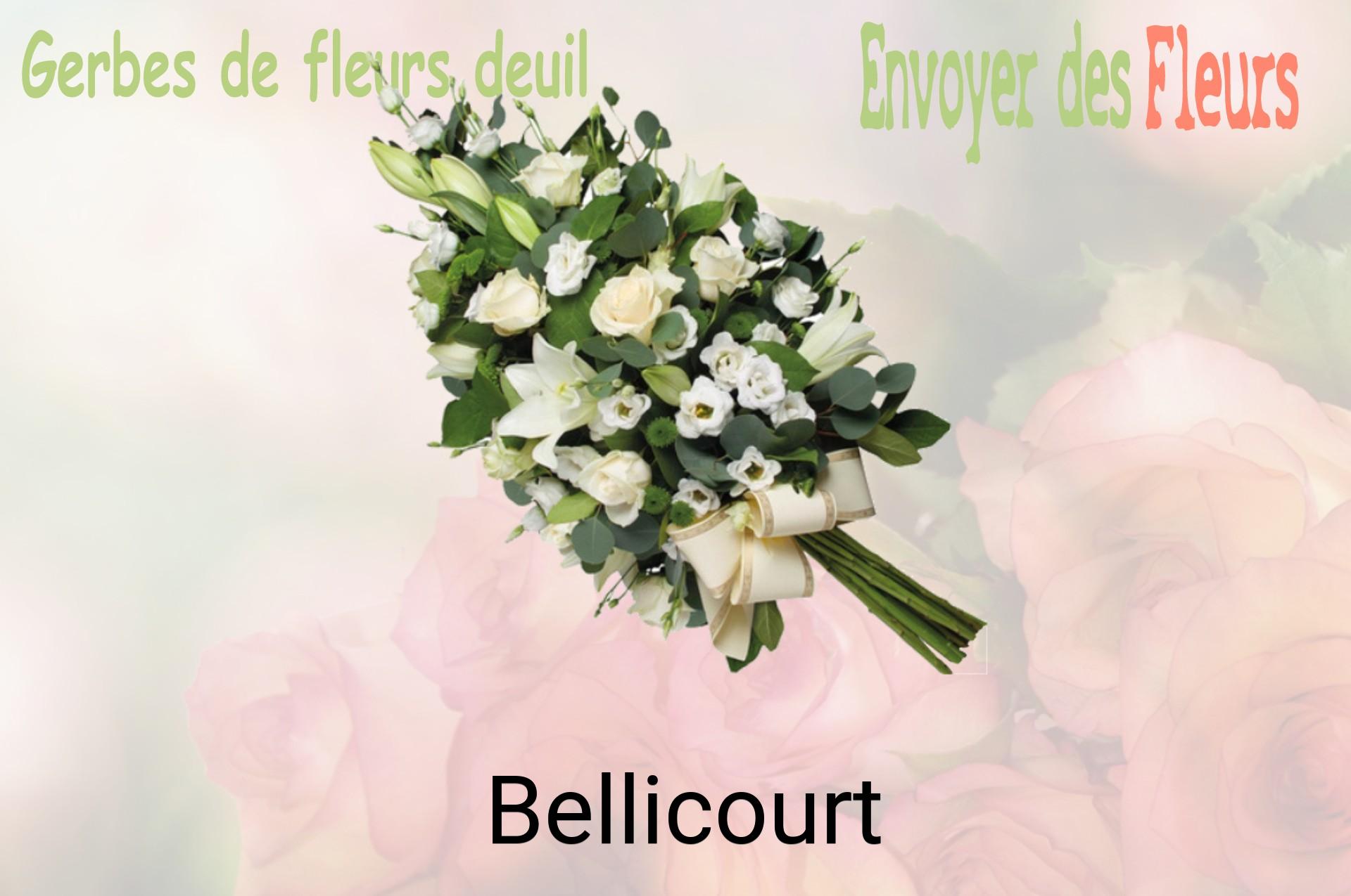 Gerbe de fleurs de deuil livrée à Bellicourt
